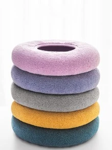 1入組廁所織物雲裝飾加厚座套 - 灰色 - 查看 6