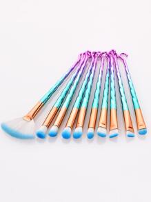 10 piezas Nuevo Juego de Brochas de Maquillaje Profesional, Juego de Brochas, Kit de Brochas de Maquillaje, Juego de Brochas de Maquillaje, Juego de Maquillaje Completo, Juego de Brochas de Maquillaje, Kit de Maquillaje Completo, Juego de Brochas, Juego de Brochas de Maquillaje, Juego de Regalo de Maquillaje - Multicolor - Ver 4