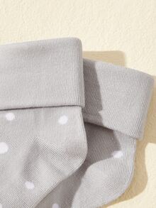 5對/套波卡圓點嬰兒襪子 - 彩色 - 查看 5