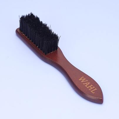 1pc Professional  Solid Wood Quality Soft Hair Cleaning Brush Men Wooded Handle Beard Brush Hairdressing Neck Duster Broken Hair Remove Comb  Shaving Tool Accessories