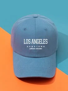 1 Cái Unisex Y2k Phong Cách Los Angeles Downtown Athletic Director In Mũ Bóng Chày, Thích Hợp Cho Thể Thao Ngoài Trời Chống Nắng Đi Làm Hàng Ngày - Màu xanh lam - Xem 1