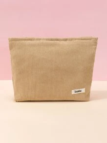 1Pc Apricot Solid Color Corduroy Large Capacity Travel Portable Classic Soft Hexagonal Bag Makeup Bag For Women Girls ,Makeup Bag Makeup Pouch Skincare Bag Toiletry Bag Packing Cubes,Travel Essentials Cruise Essentials Dorm Essentials,Wedding Bridesmaid Gifts,Mom Gifts,Birthday Gifts,Gifts For Friends And Teachers,Home Decor,Bathroom Livingroom Bedroom Decor,Bathroom Organizer,Jewelry Organizer,Lip Oil Organizer,Nail Polish Organizer Makeup Travel Toiletry Organizer Essentials Gifts Storage Zipper Accessories Nail