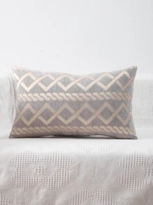 1pc Geometric Pattern Cushion Cover Without Filler, Modern Decorative Pillowcase For Bedroom, All Season - Multicolor - View 5