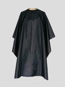 XI GE 1pc Black Apron, Minimalist Polyester Chef Apron For Household - Black - View 1