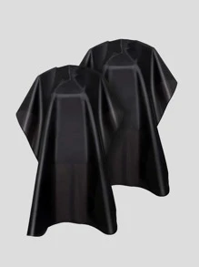 XI GE 1pc Black Apron, Minimalist Polyester Chef Apron For Household - Black - View 5