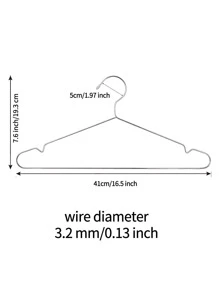 10pcs Silver-Color Multi-Functional Clothes Drying Racks - Silver - View 3