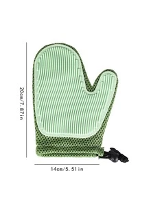 1入組矽膠家用雙面洗碗手套