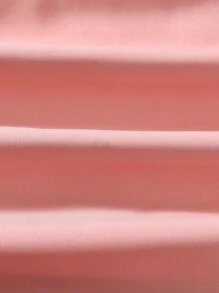 SHEIN 女孩荷葉邊吊帶上衣和闊腿褲 - 淺粉色 - 查看 4