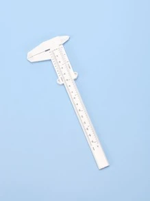 眉毛尺套件，1入組紋身眉毛模板尺，眉毛化妝測量對稱工具 - 白色 - 查看 1