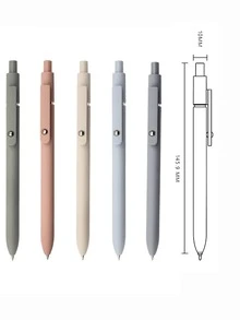 5 piezas Pluma de gel Set - Negro - Ver 6