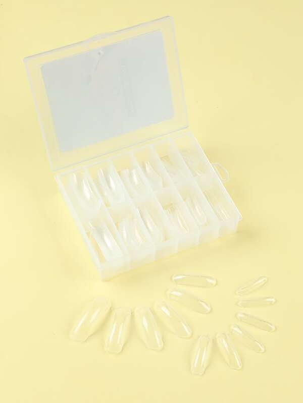 120 pezzi Unghia finta, Estensione in gel a doppia forma di unghia