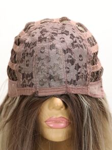 Peluca sintética largo rizado - Dorado - Ver 7