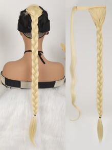 Trenza de pelo sintético largo - Beis - Ver 1