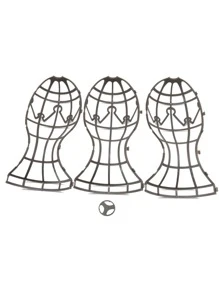 1 pieza estante de peluca - Negro - Ver 2