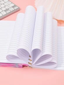 1pc Colorful Decompression Silica Gel Bubble Notebook A5 Size Ruled Writing Pad For Students - Multicolor - View 4