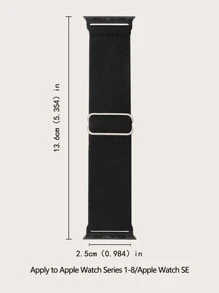 3 dây đeo đồng hồ có thể điều chỉnh bằng nylon đàn hồi Tương thích với Apple Watch 1-8 - Nhiều màu - Xem 3