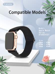 3 dây đeo đồng hồ có thể điều chỉnh bằng nylon đàn hồi Tương thích với Apple Watch 1-8 - Nhiều màu - Xem 5