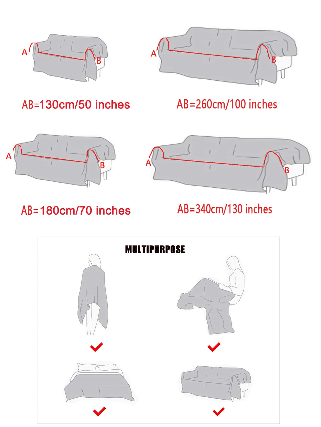 כיסוי ספה עם הדפס עלים טרופיים 1 יחידה, מגבת ספה מודרנית לסלון - ירוק - ראה 7