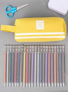 Túi bút chì - Màu be - Xem 7