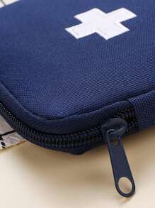 1入組迷你便攜式藥袋急救箱醫療應急包收納袋戶外家用藥丸收納袋 - 藏蓝色 - 查看 5