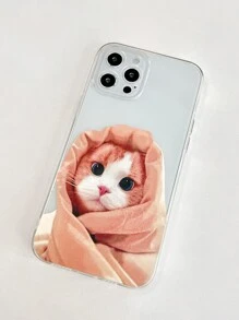 貓印花透明手機殼 - 彩色 - 查看 4