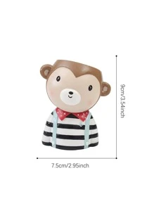 1 Chậu Hoa Polyresin, Dụng Cụ Trồng Hình Khỉ Hoạt Hình Dễ Thương Cho Gia Đình - Nhiều màu - Xem 3