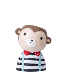 1 Chậu Hoa Polyresin, Dụng Cụ Trồng Hình Khỉ Hoạt Hình Dễ Thương Cho Gia Đình - Nhiều màu - Xem 4