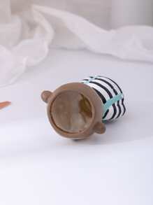 1 Chậu Hoa Polyresin, Dụng Cụ Trồng Hình Khỉ Hoạt Hình Dễ Thương Cho Gia Đình - Nhiều màu - Xem 5