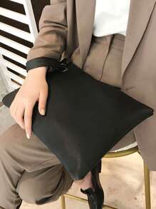 Yogodlns Minimalist Square Bag - Black - View 5