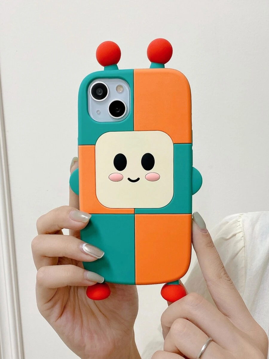 Vỏ điện thoại thiết kế robot hoạt hình - Nhiều màu - Xem 1