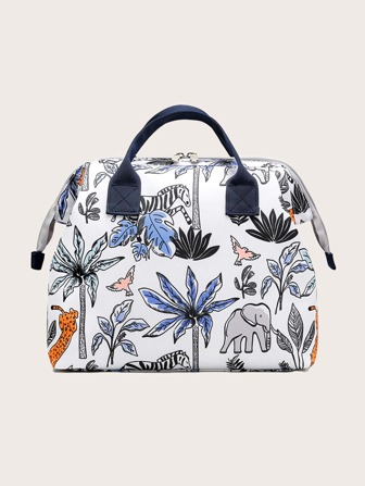 1入組大象和樹紋尿布包