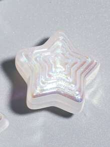 5 piezas/set Cuenta DIY con diseño de estrella - Blanco - Ver 3