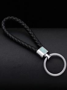 Móc khóa nam PU tối giản - Nhiều màu - Xem 1