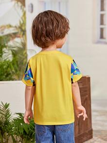 SHEIN Tops con trai lớn Hoạt hình Giải trí - Nhiều màu - Xem 2