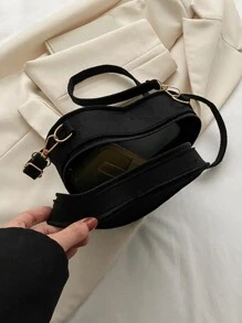 Borsa divertente mini con design cuore - nero - Visualizzare 4