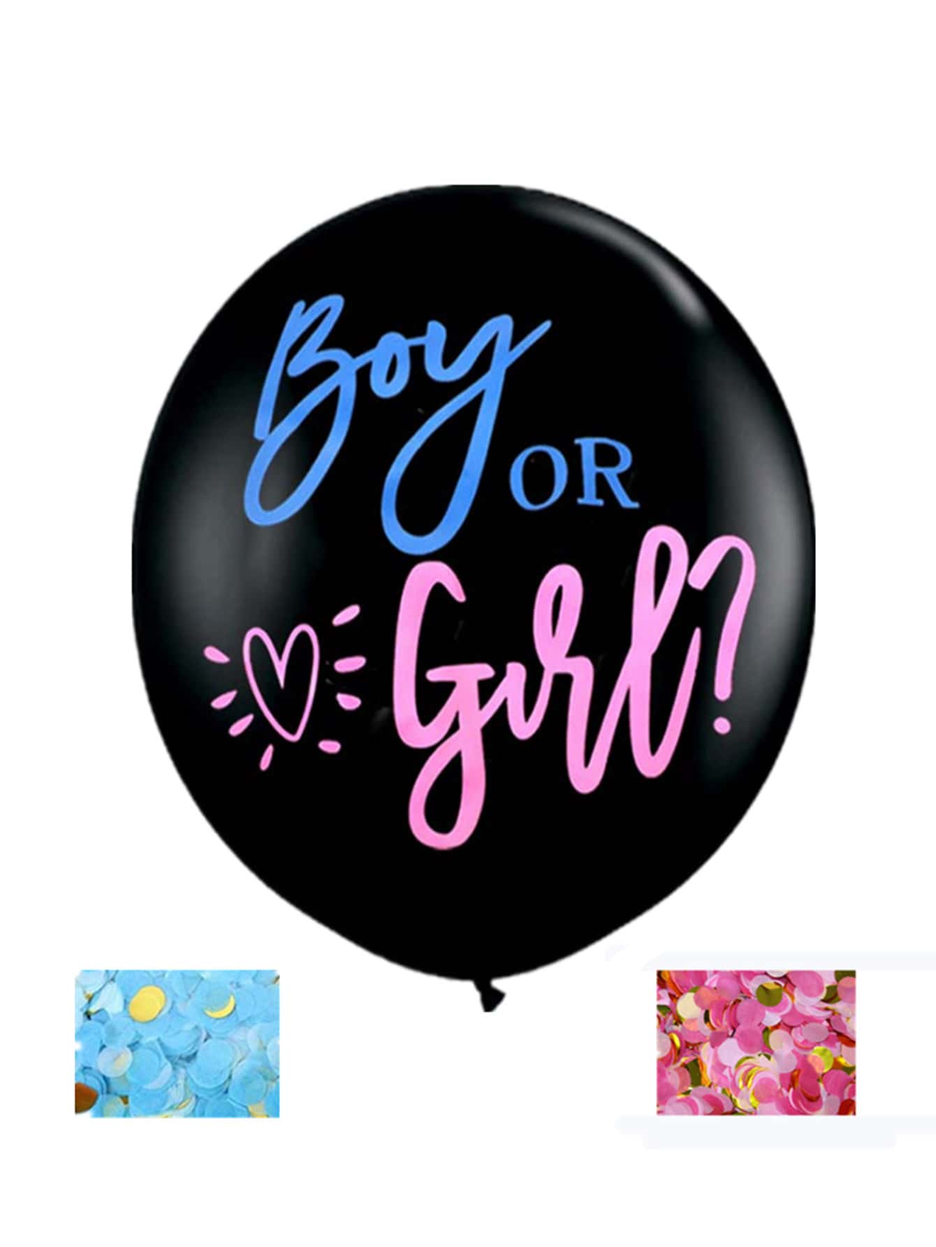 Bóng bay giấy tiết lộ giới tính 36 inch, nhiều màu, thích hợp cho tiệc - Nhiều màu - Xem 1
