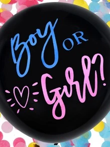 Bóng bay giấy tiết lộ giới tính 36 inch, nhiều màu, thích hợp cho tiệc - Nhiều màu - Xem 3