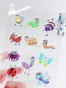 1 pieza Sello con estampado de dibujos animados - transparente - Ver 1