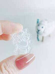 1 pieza Sello con estampado de dibujos animados - transparente - Ver 3