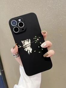 1pc Cat Pattern Phone Case - Multicolor - View 2