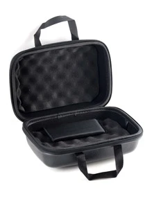 1pc Litchi Embossed Fishing Bag - Black - View 5