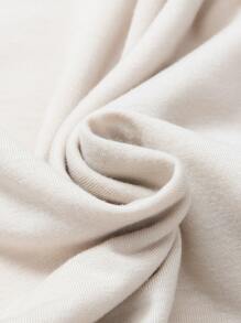 SHEIN Toddler Boys Geo Print Tee & Joggers - Apricot - View 4