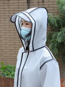 1pc Eva Stylish Raincoat - Multicolor - View 3