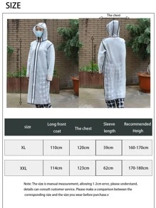 1pc Eva Stylish Raincoat - Multicolor - View 5