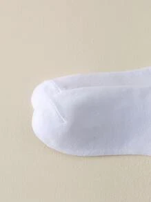 1pair Women Fire Pattern Crew Socks For Daily Life - Multicolor - View 3