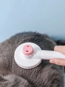 1pc Two Tone Pet Hair Comb - Multicolor - View 2