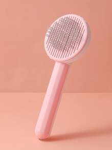 1pc Two Tone Pet Hair Comb - Multicolor - View 3