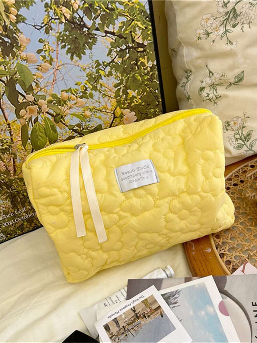 1 Pc Women Flower Makeup Bag Travel Large Wash Bag,Makeup Bag Makeup