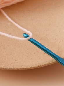 12入組/套鋁勾織日常鉤針 - 彩色 - 查看 3