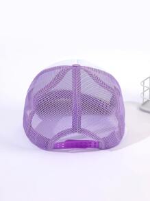 Sombrero de camionero de dos tonos